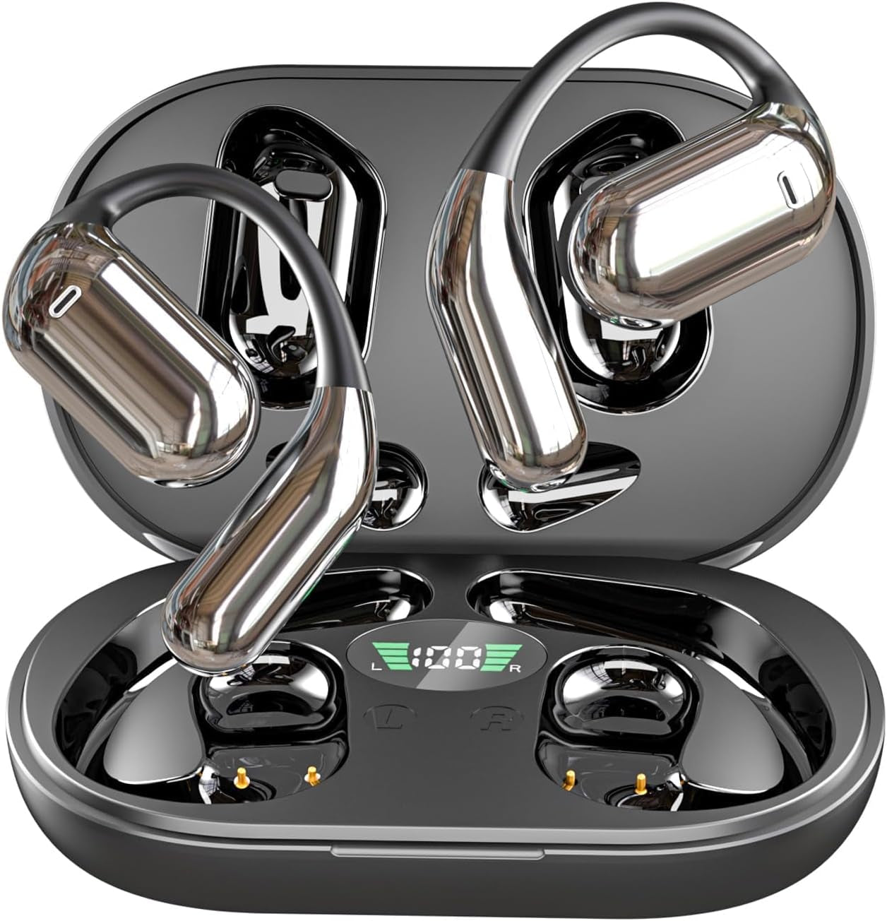 Open Ear Clip Wireless Earbuds