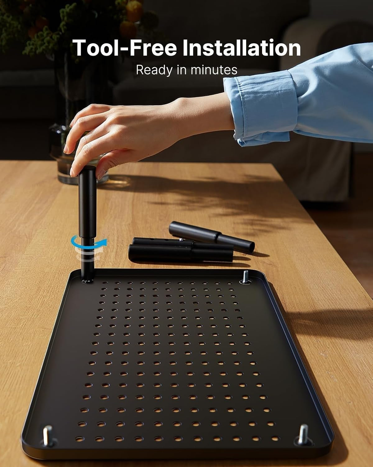 3-Height Adjustable Monitor Stand Riser