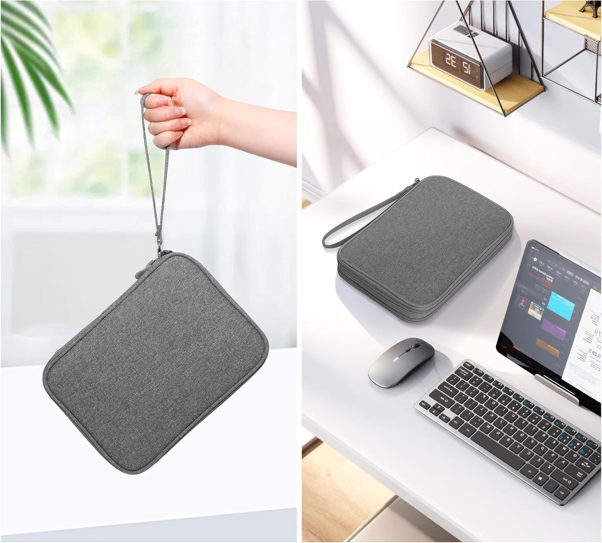 Double-Layer Electronics Travel Organizer Bag