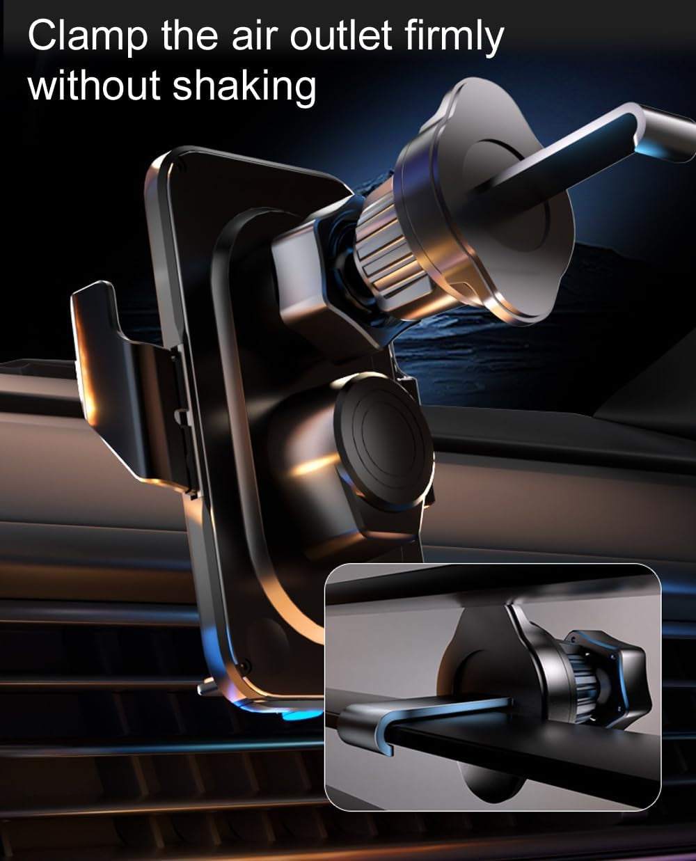 Smart Sensor Car Wireless Charger & Phone Mount