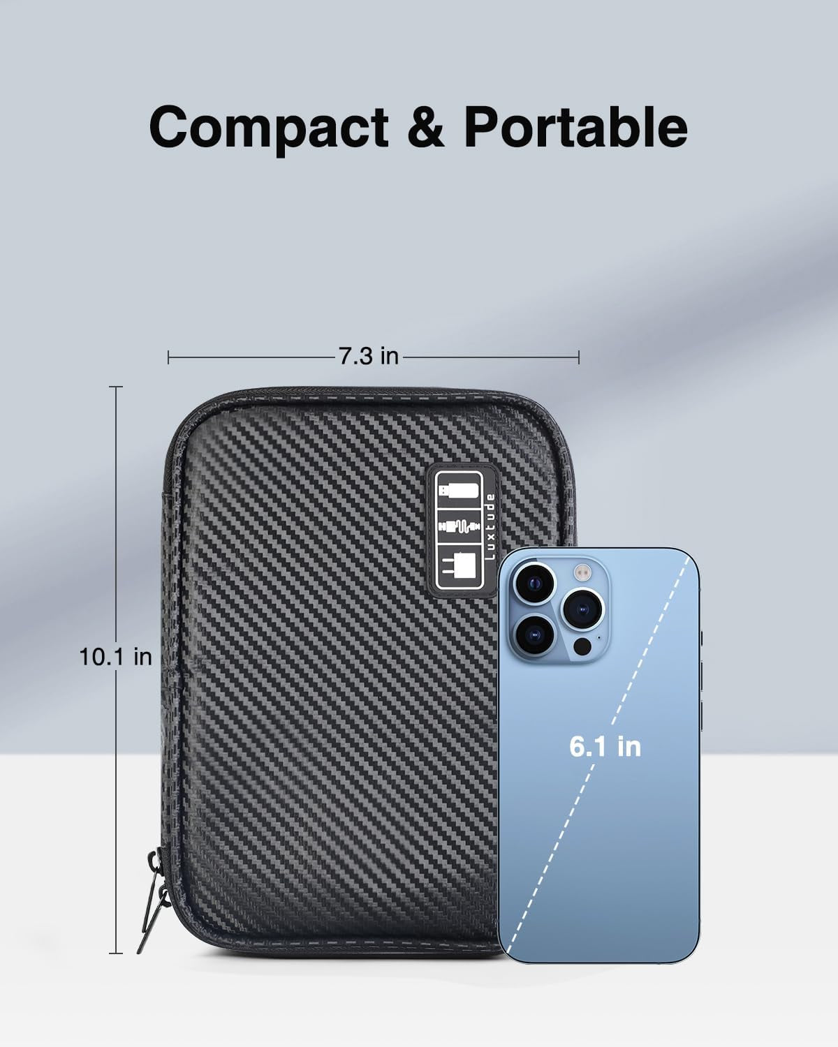 Portable Cord & Cable Organizer Bag