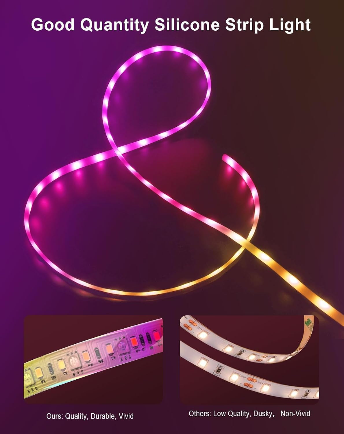 Zigbee Smart RGBCW LED Strip Light
