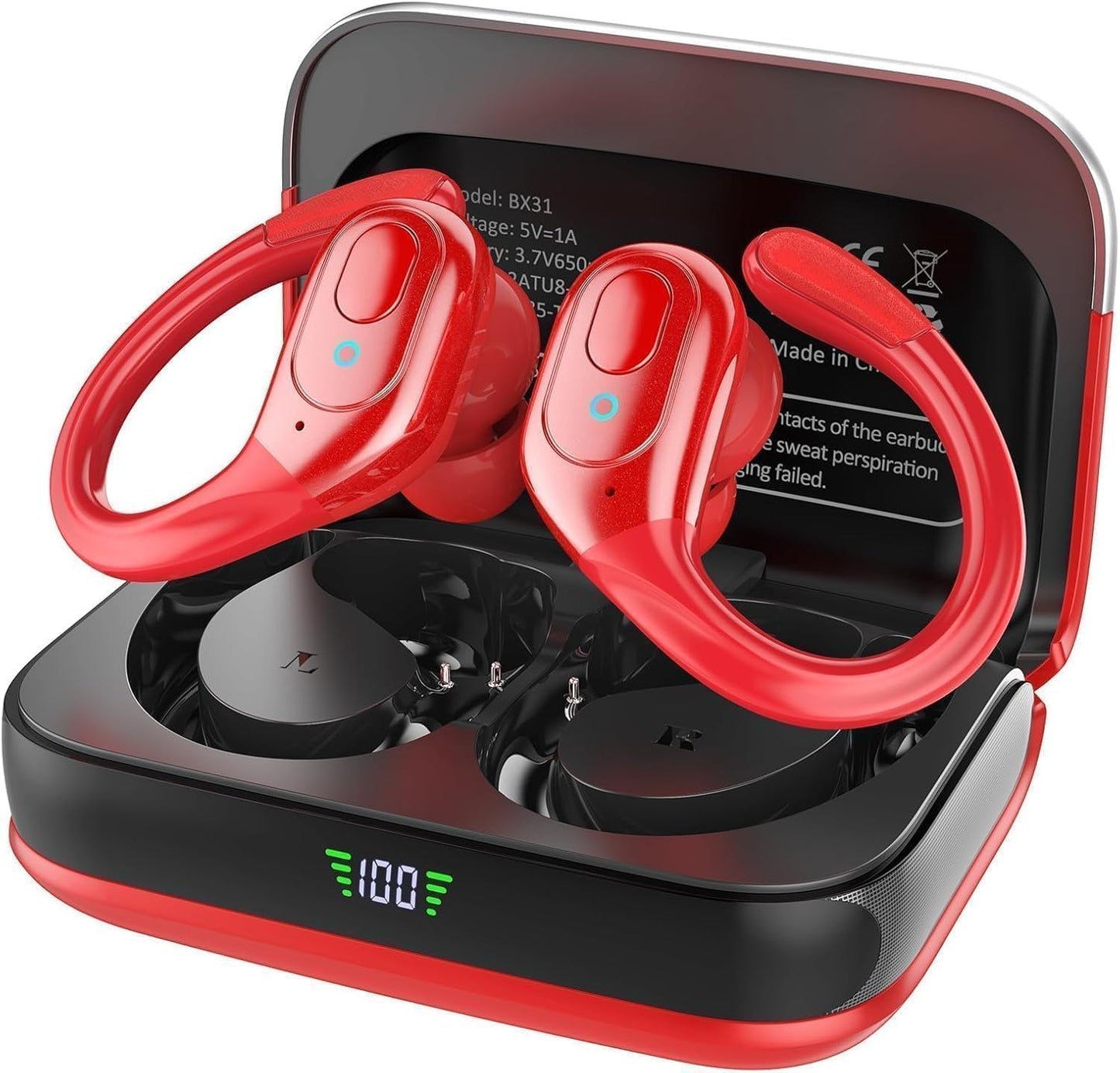 sajawass Wireless Earbuds 75hr IPX7