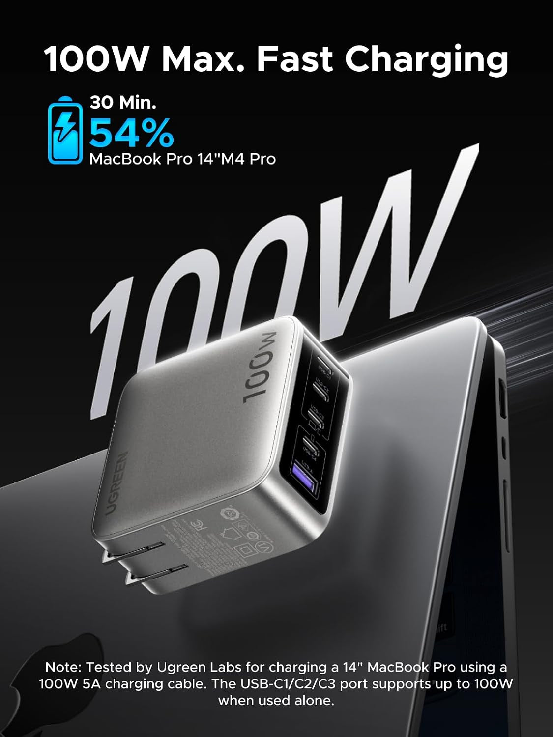 UGREEN Nexode Pro 100W Gan USB C Charger