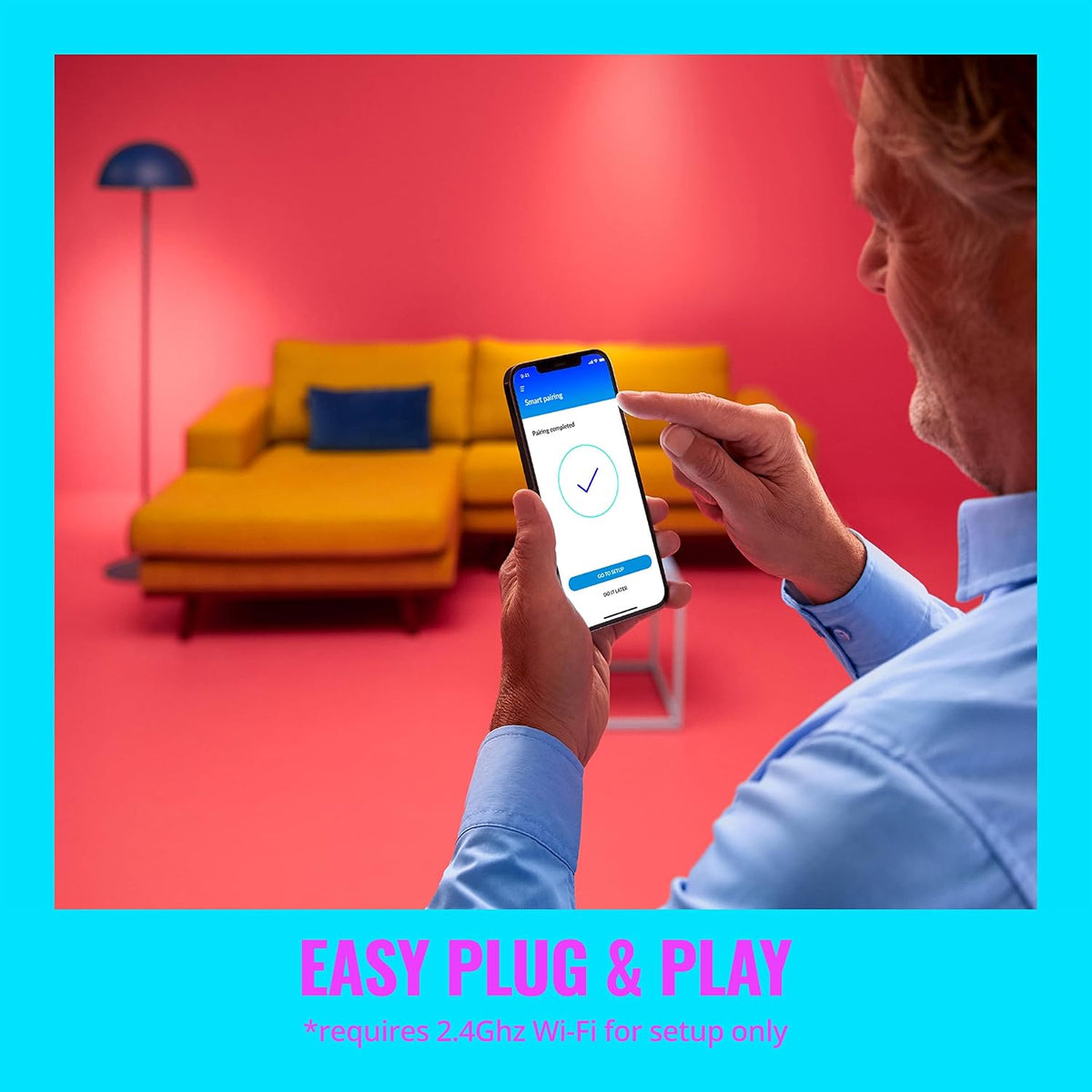 Smart LED Light Strip Kit, Works with Alexa & Google