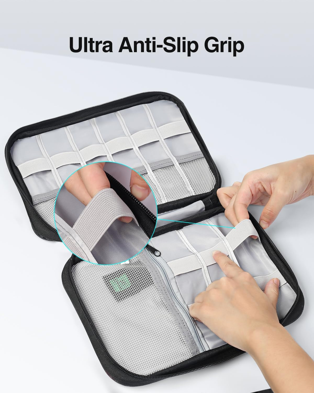 Portable Cord & Cable Organizer Bag
