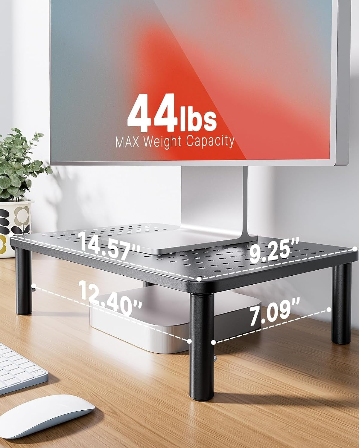 3-Height Adjustable Monitor Stand Riser