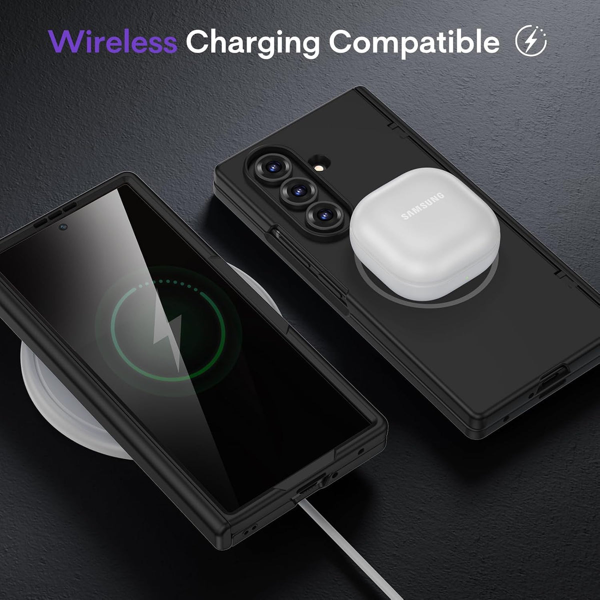 Magnetic Case with Privacy Screen Protector