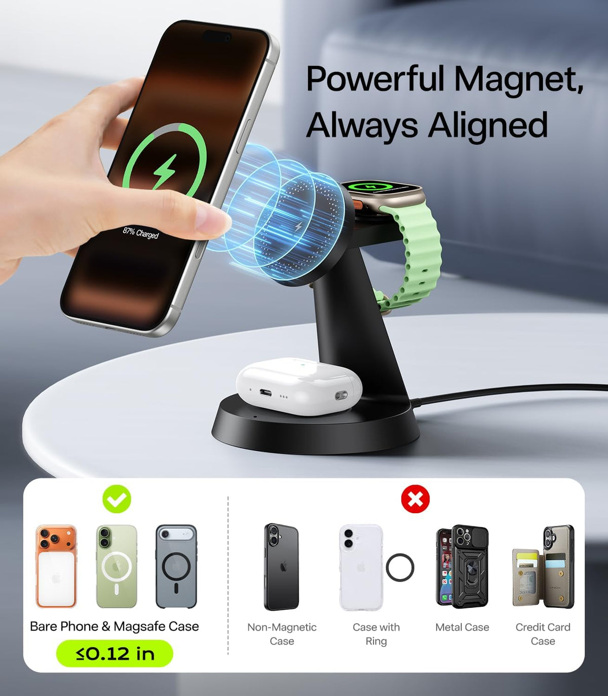 3-In-1 Wireless Charging Station