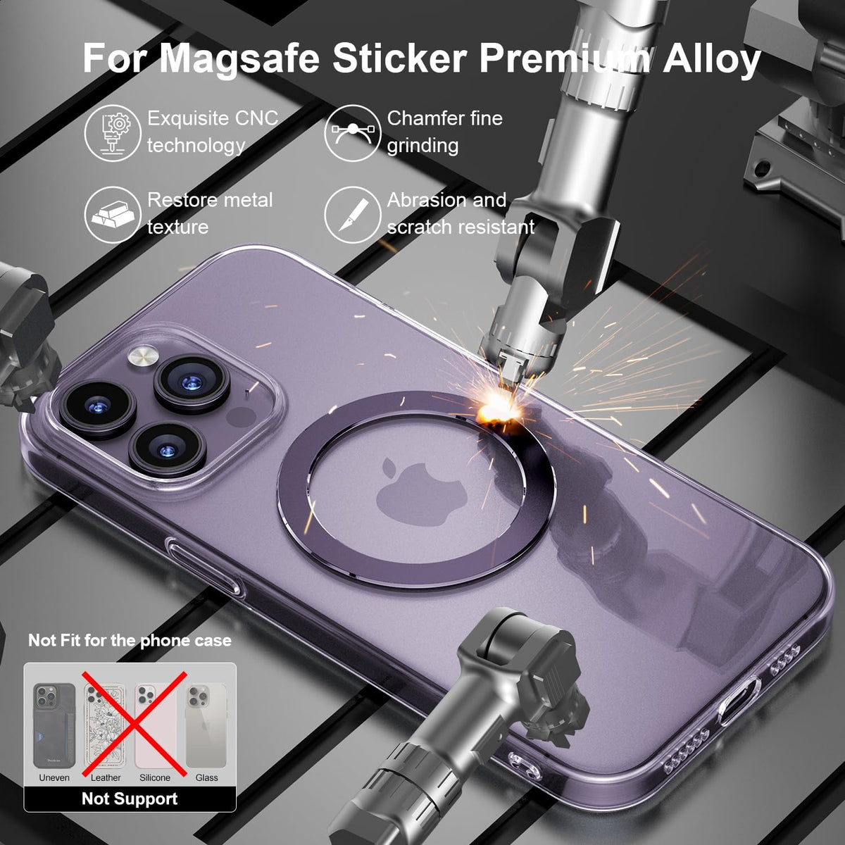 Magnetic Ring Magsafe Conversion Kit (2-Pack)